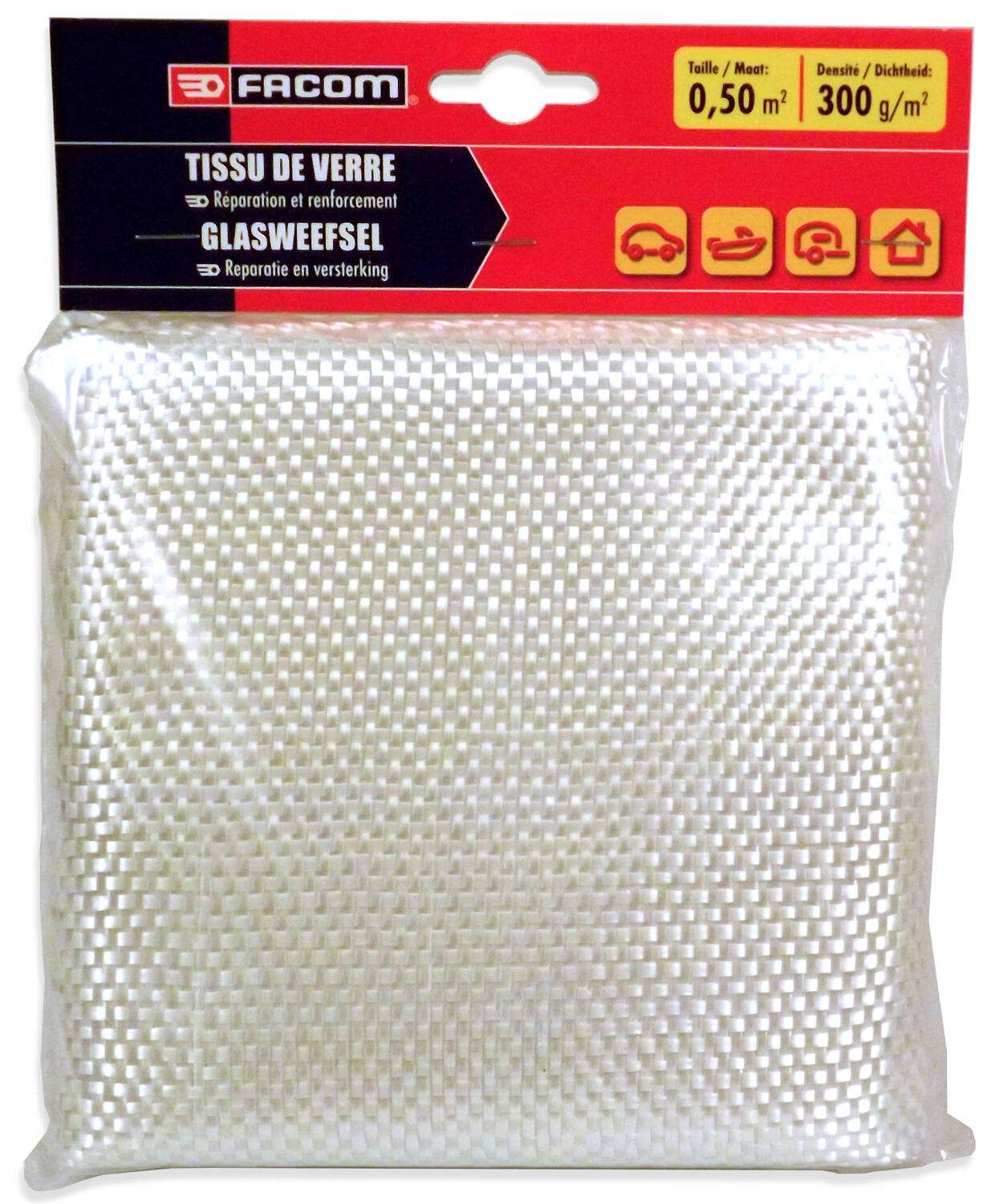 tissu de verre 0,5m² - FACOM