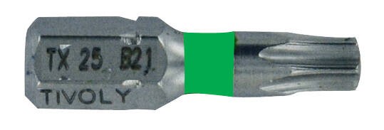 Embouts pour vis torx n10-15-20 l25 inox torsion