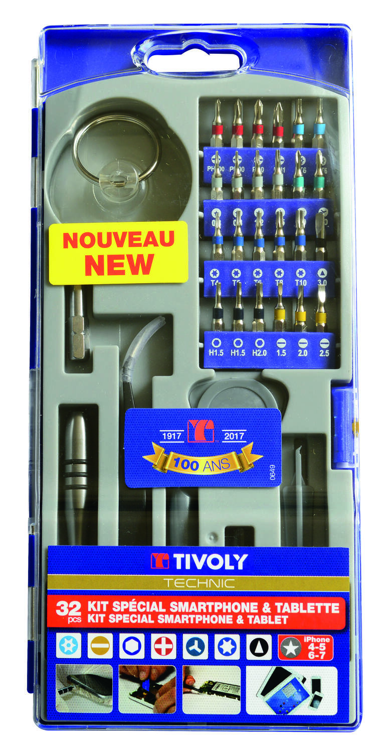 Kit réparation smartphone et tablette - TIVOLY