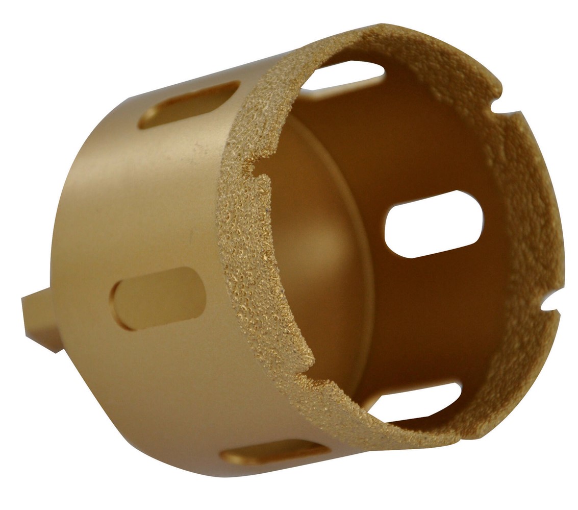 Scie cloche diamant a sec 68 queue hexagonale 