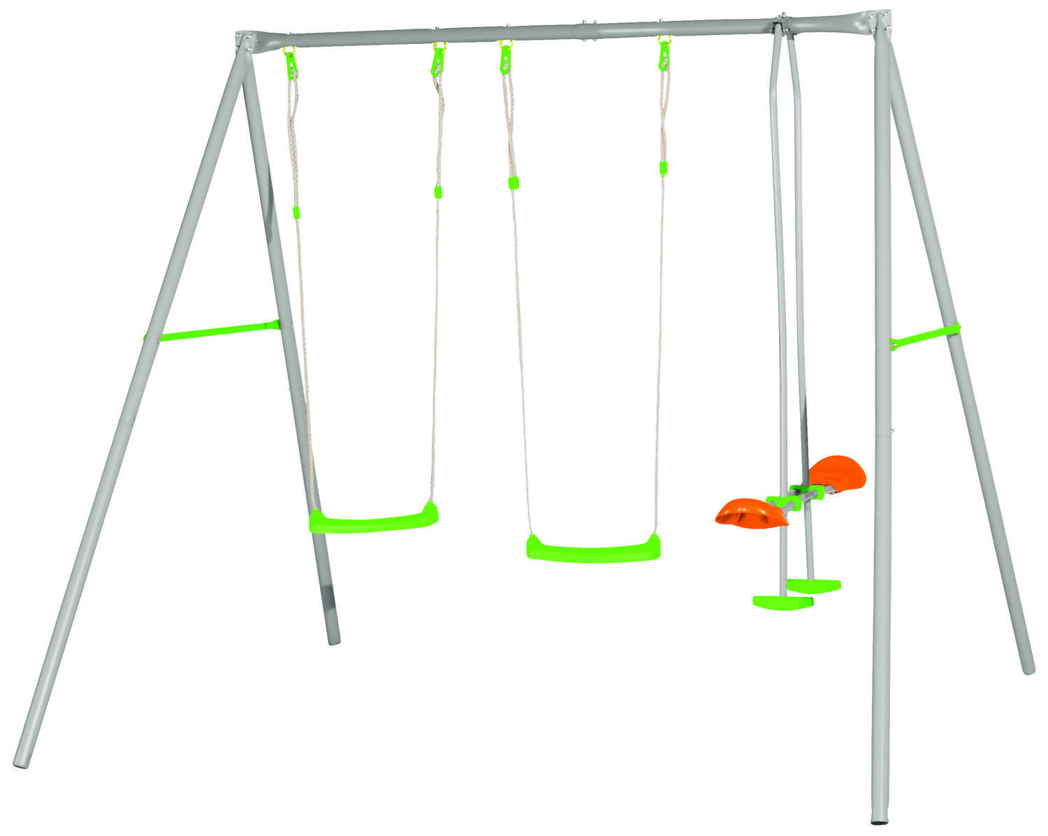 Portique métal Louise 3 agrès 2m20 - TRIGANO