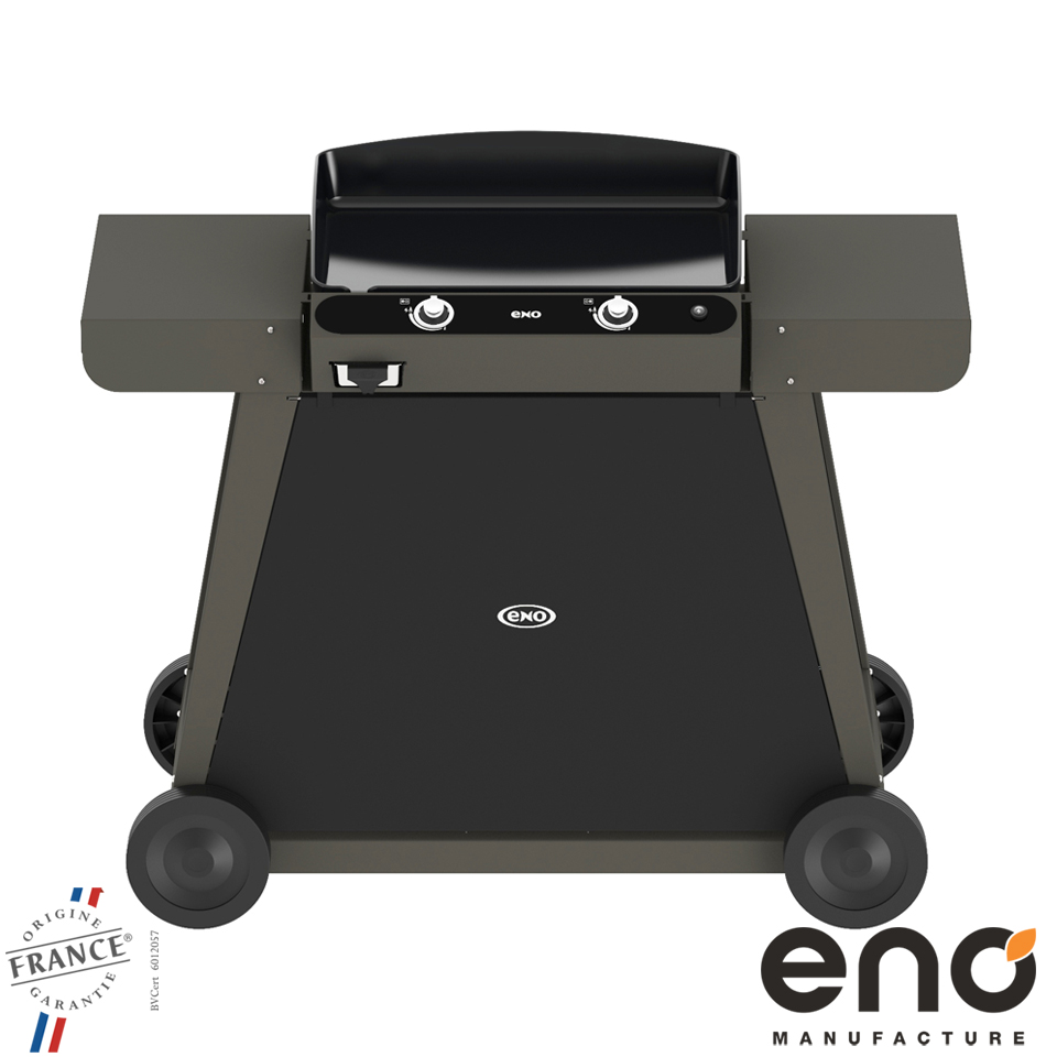 Plancha gaz Bergerac 60 sur chariot - ENO