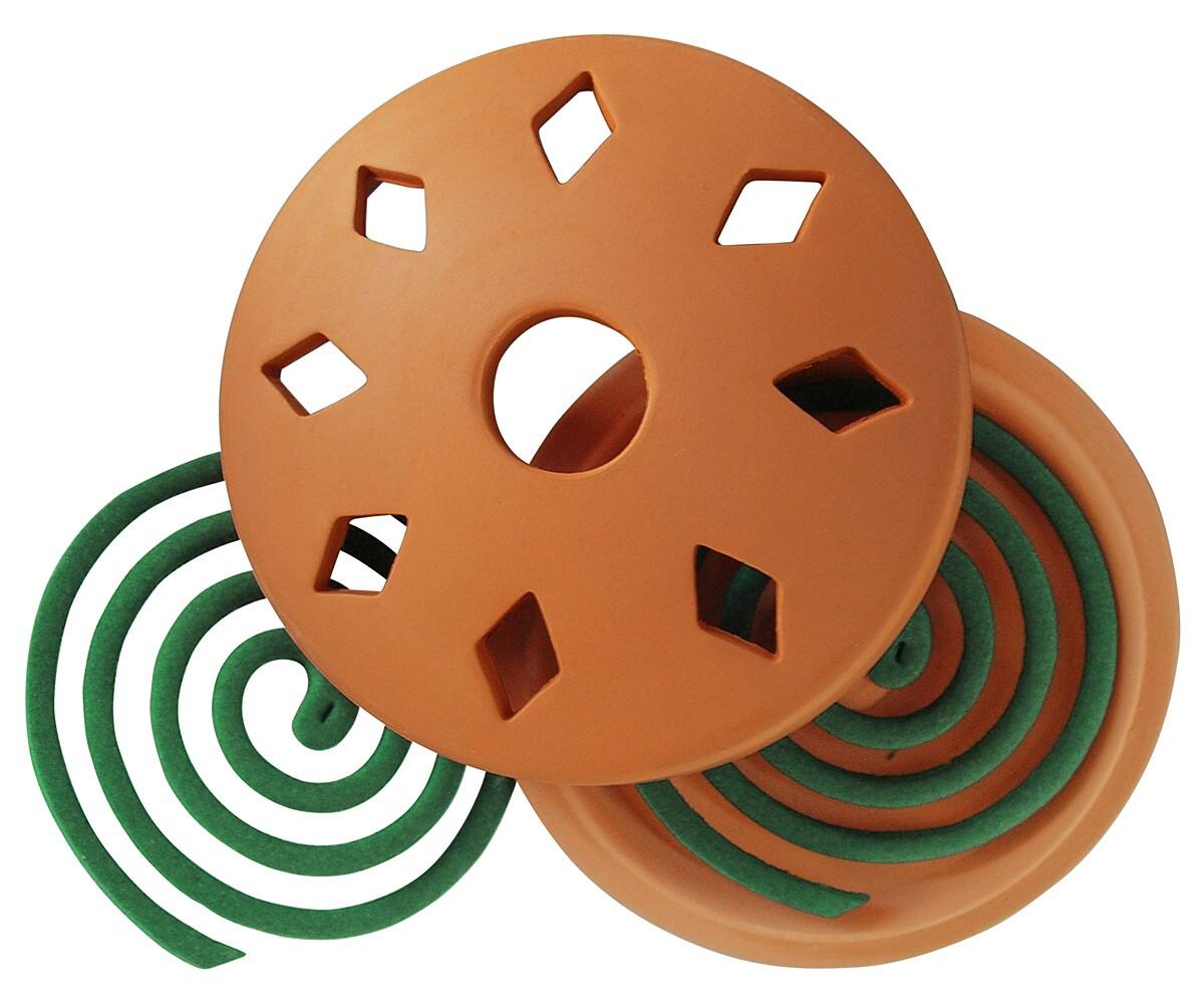 Diffuseur en terre cuite avec spirales