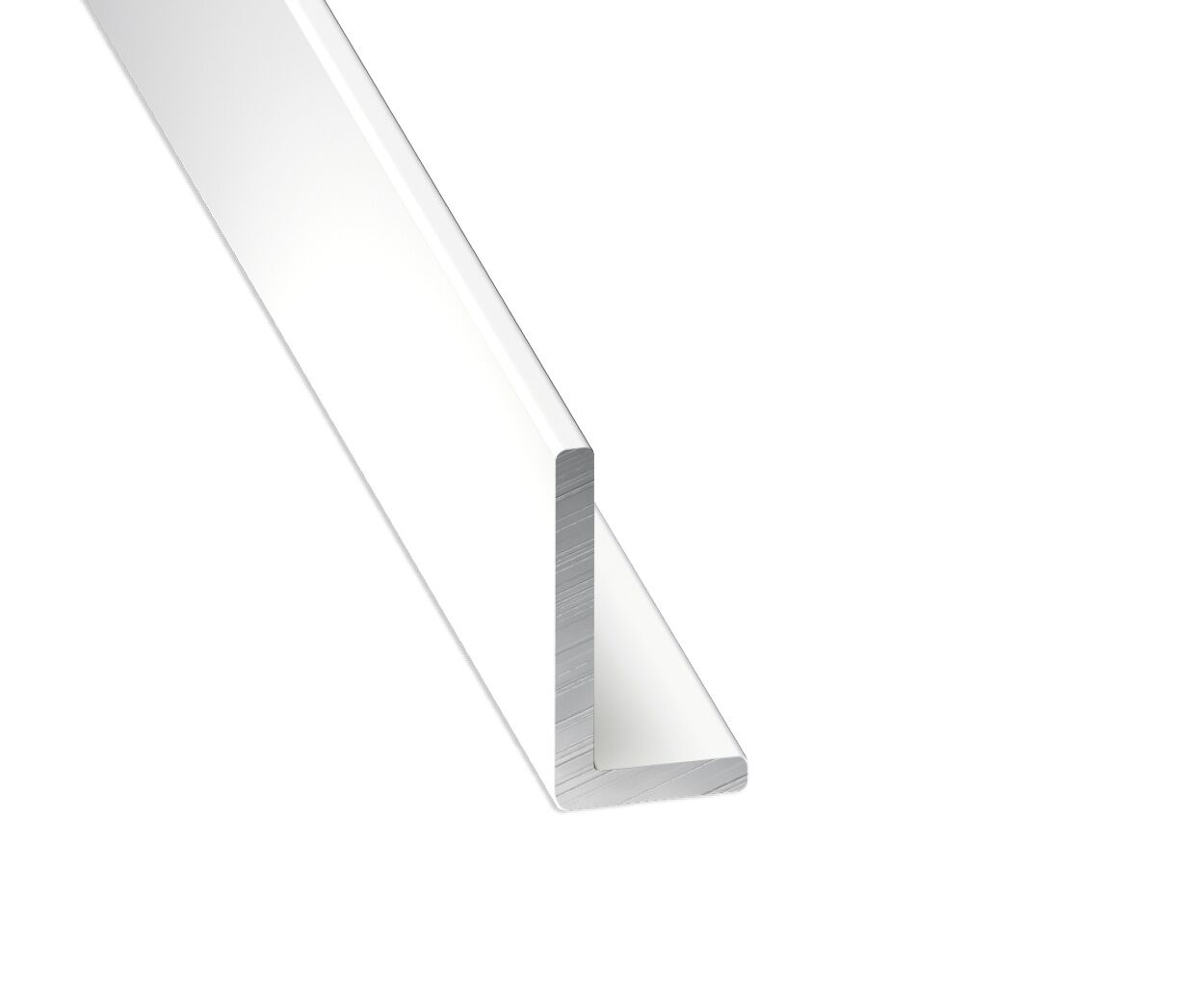 Cornière alu laqué blanc 20 x 15 x 1,5 mm 2m - CQFD