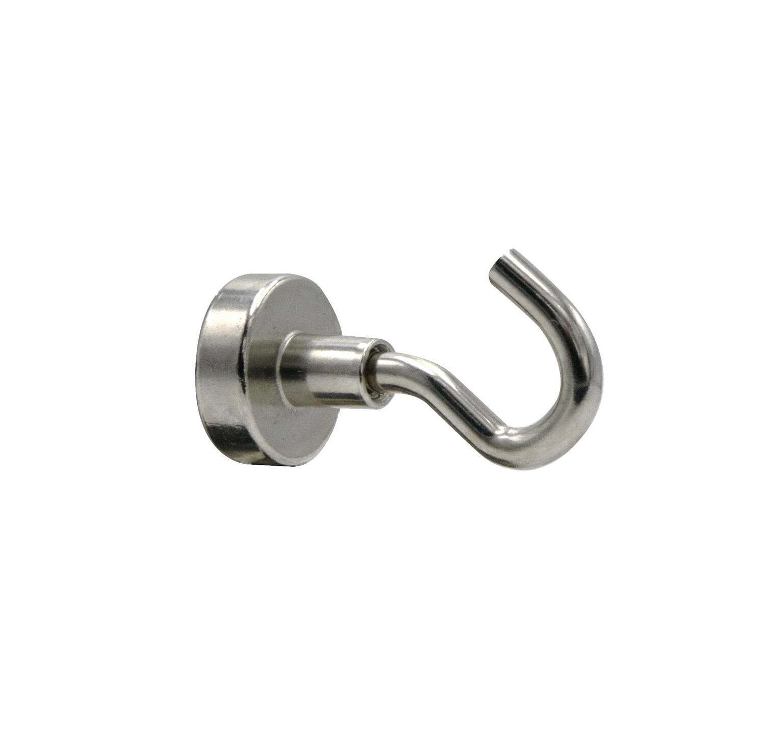 6 Crochets Aimant Néodyme Argenté Ø16mm - CQFD