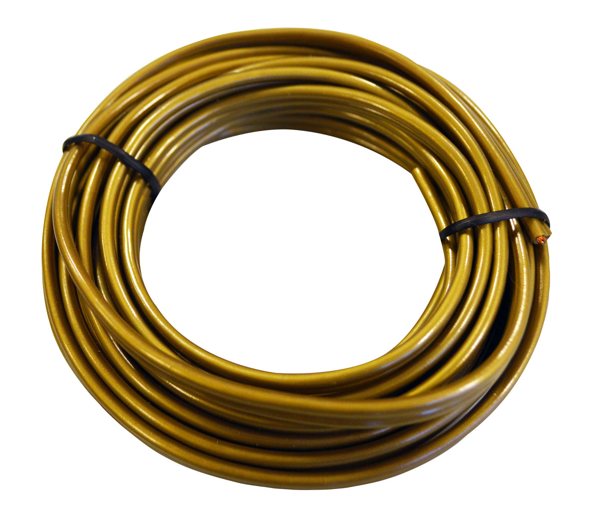 Fil d'équipement plat couleur or (vendu au mètre)