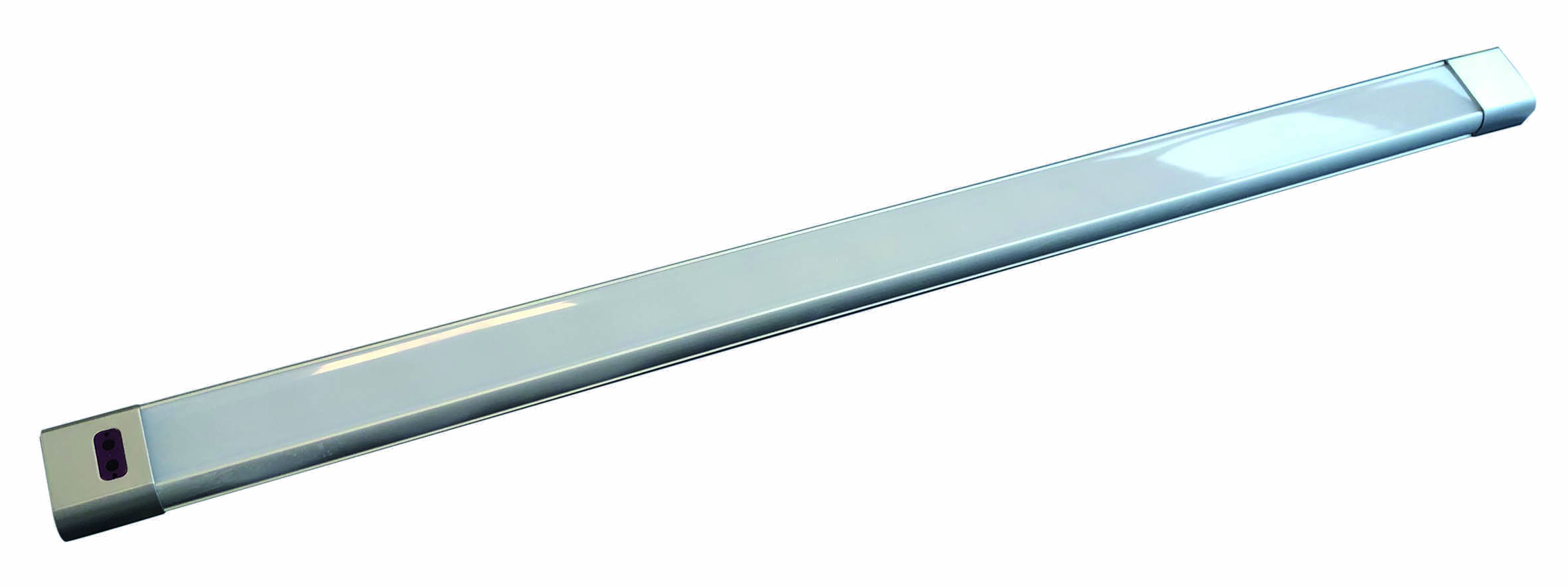 Bandeau led 8w 460lm variateur+interrupteur IFR argent