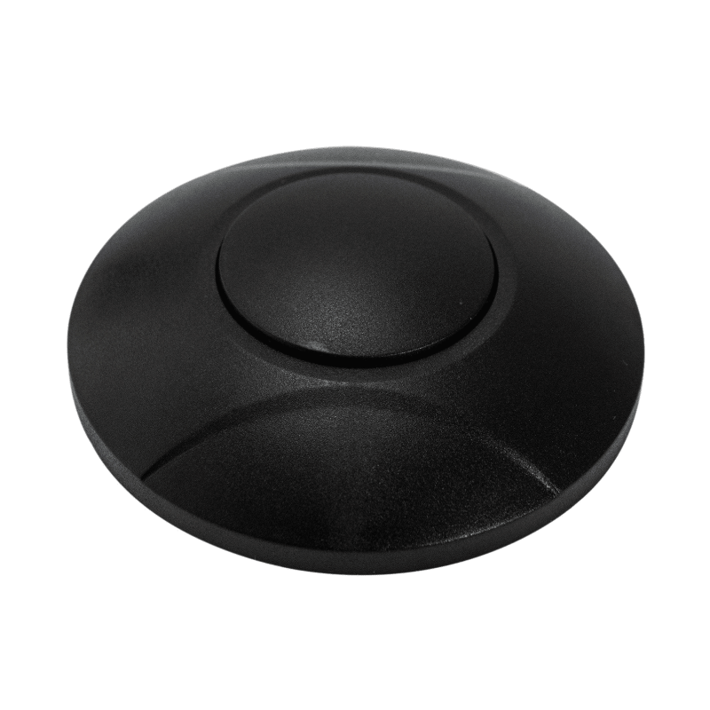 Variateur poussoir à pied 3-100w noir