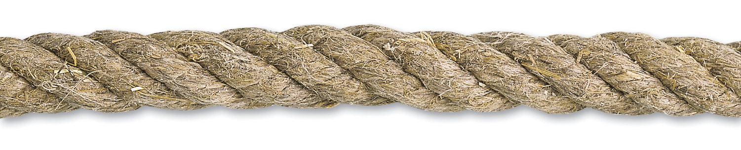 Corde chanvre torsadée - 402 kg - Ø 8 mm - 125 m