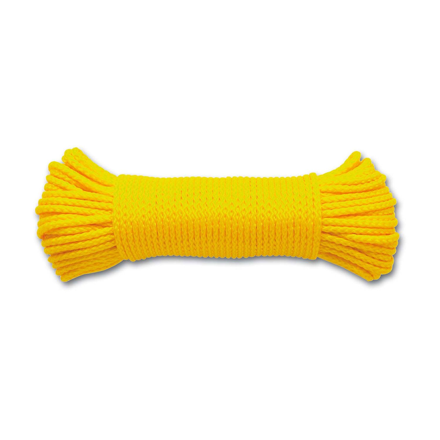 Corde tressée jaune ∅ 3 mm L.20 m - CHAPUIS