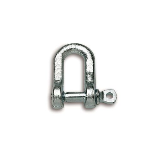 Manille droite piton à ?il acier zingué Ø 5.5mm l.12,5mm