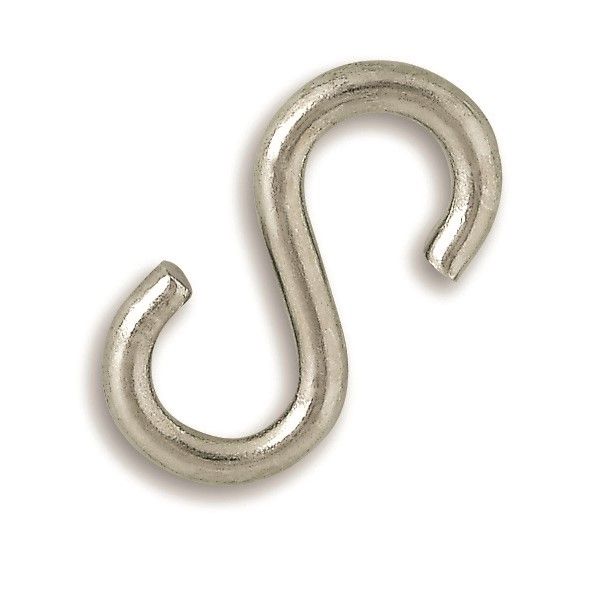 6 esses égales acier zingué D4mm ouverture 8mm