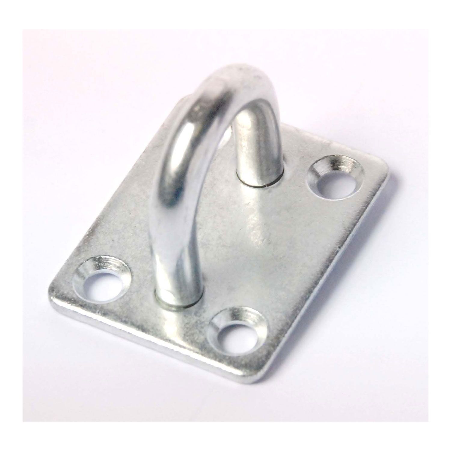 Platine à œil acier zingué Ø55x50mm + Fil Ø8mm - CHAPUIS