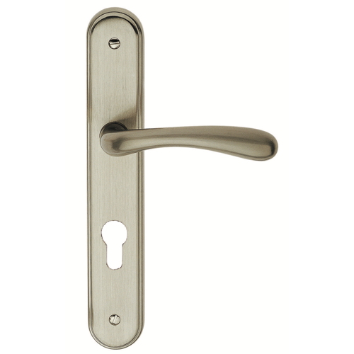 Ensemble de poignée Alma zamak nickel mat cylindre