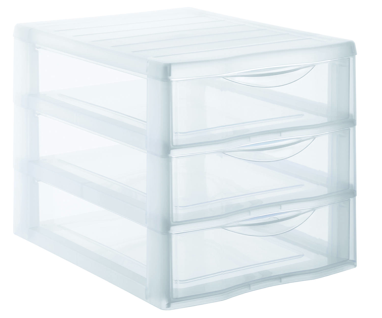 Mini-tour de rangement 3 tiroirs A4 Orgamix transparent - SUNDIS