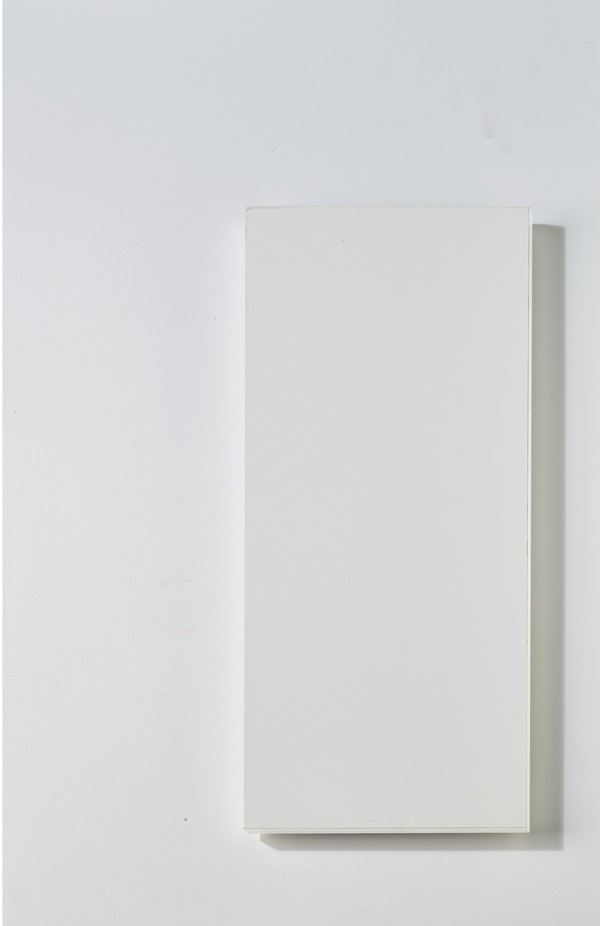 Tablette bois 18mm droite 60x25cm blanche