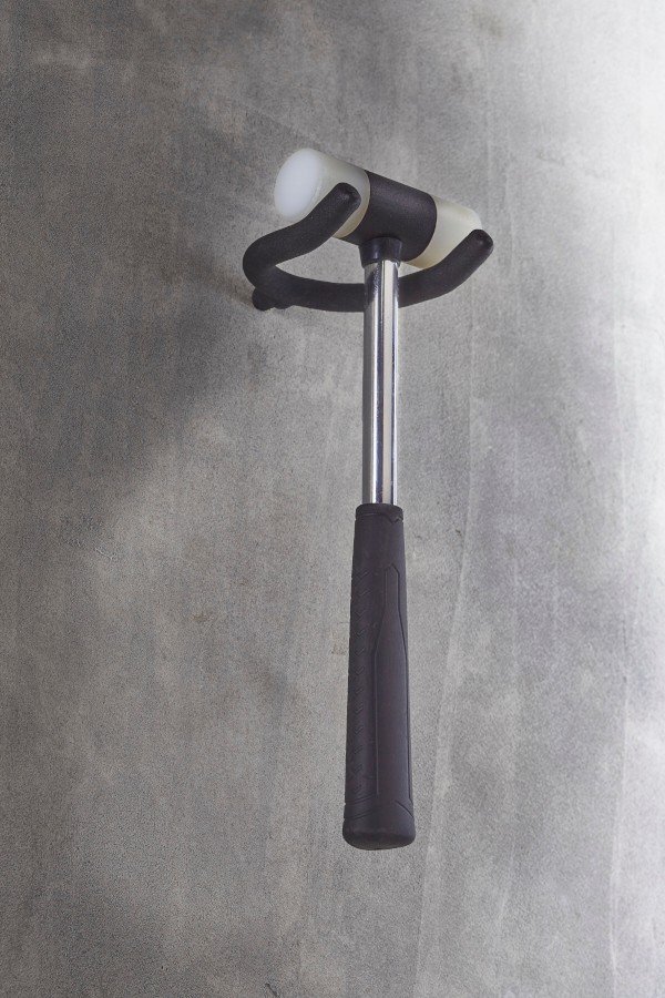 Crochet à vis arrondi gainé