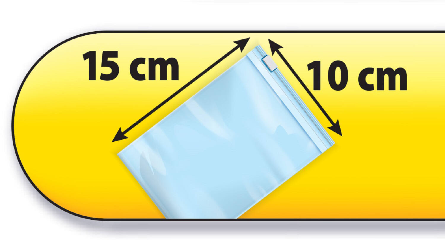 Set de 10 sachets plastiques transparents 15 x 10 cm - MOTTEZ