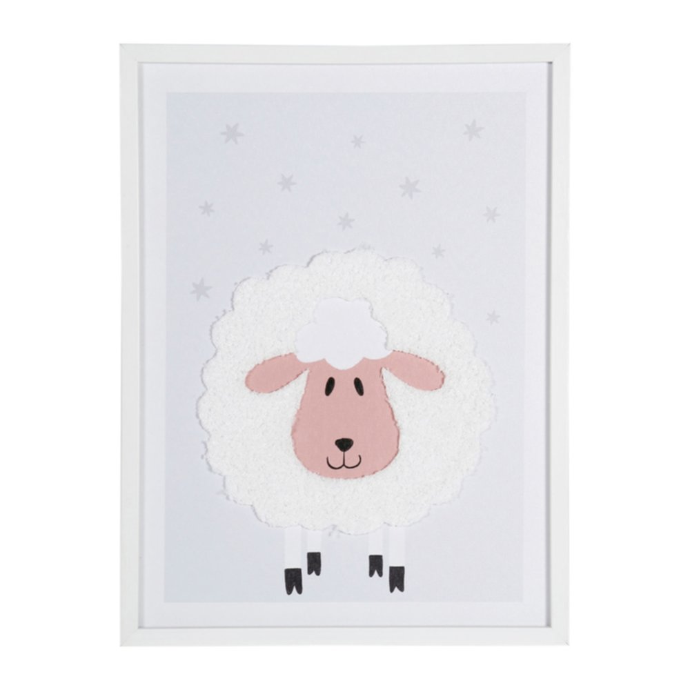 Toile Imprimée Encadrée Moumoute H.40x30cm