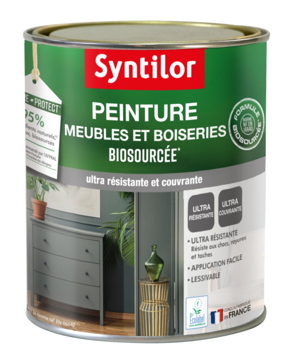 Peinture Meubles Bio 0,5L Pierre de Lune Syntilor