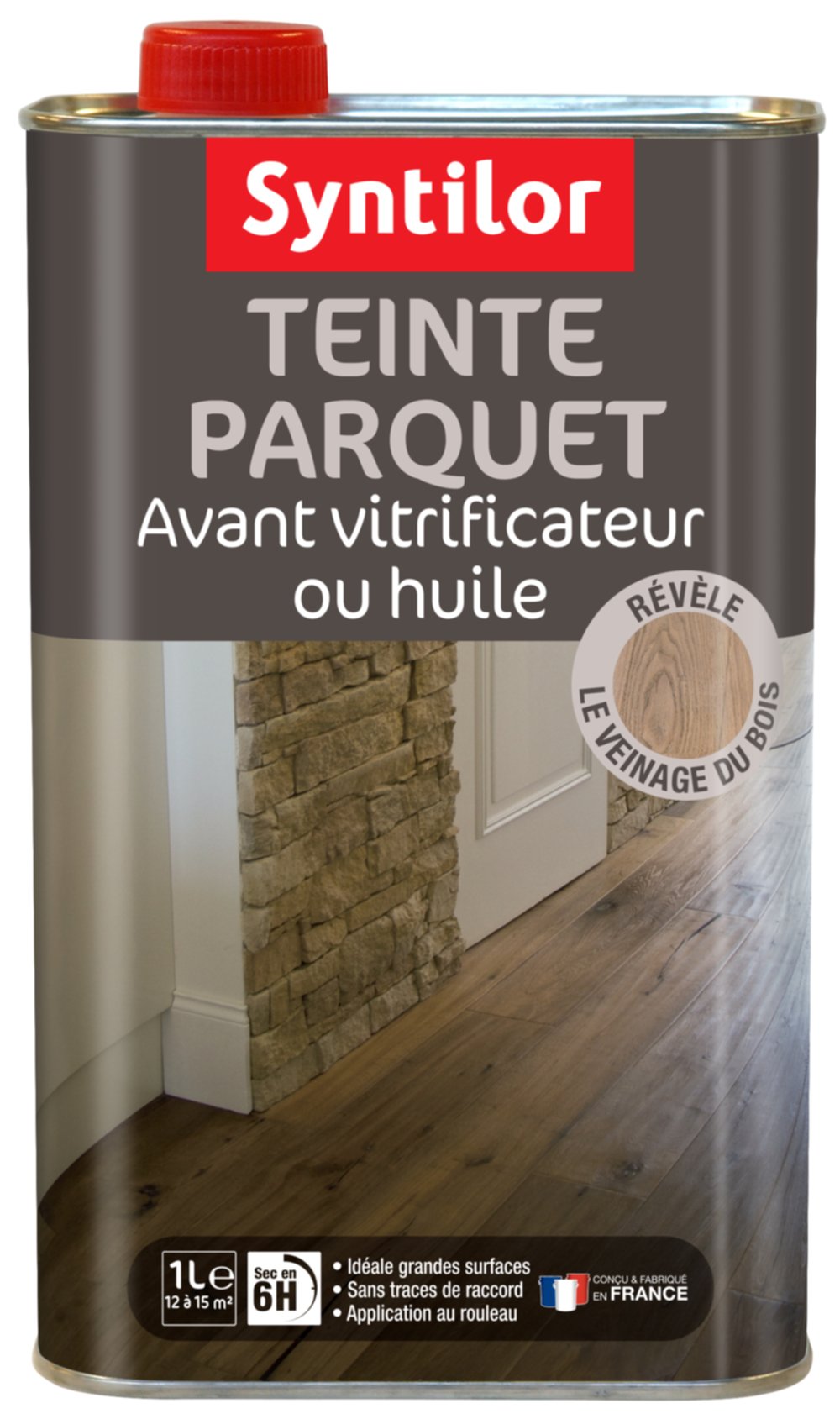 Teinte Parquet 1L Blanc Syntilor