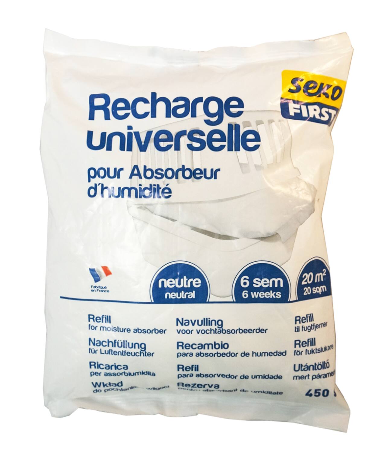 Recharge universelle pour absorbeur d'humidité 450g