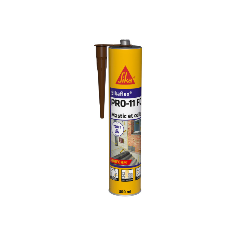Mastic SikaFlex Pro 11FC marron 300 mL - SIKA
