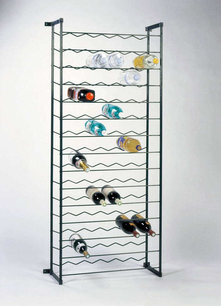 Casier Bouteilles Acier Plastifié 90 Places