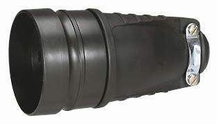 Fiche femelle caoutchouc à anneau 3pôles+terre 20a