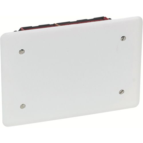 Boîte de dérivation à encastrer pour mur plein 165x115x40mm
