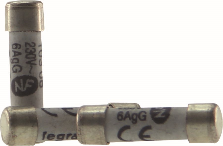 3 cartouches fusibles + sans témoin fusion 6a 6.3x23