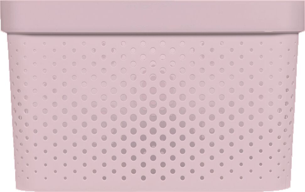 Bac de rangement 17L Infinity Rose - KIS