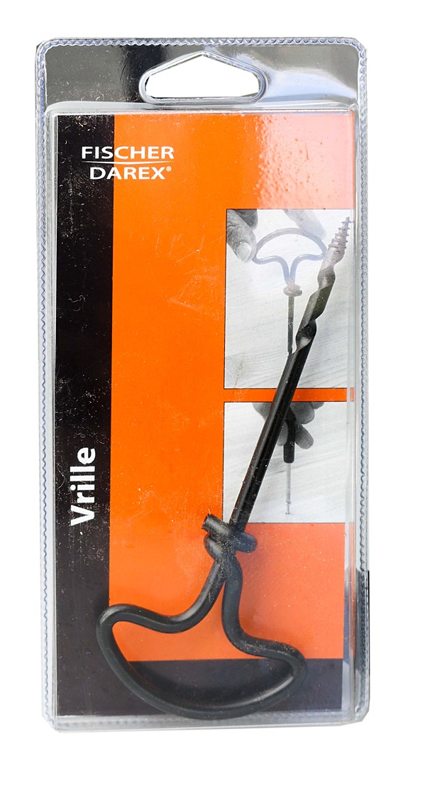 Vrille Ø 5 mm sur carte - FISCHER DAREX