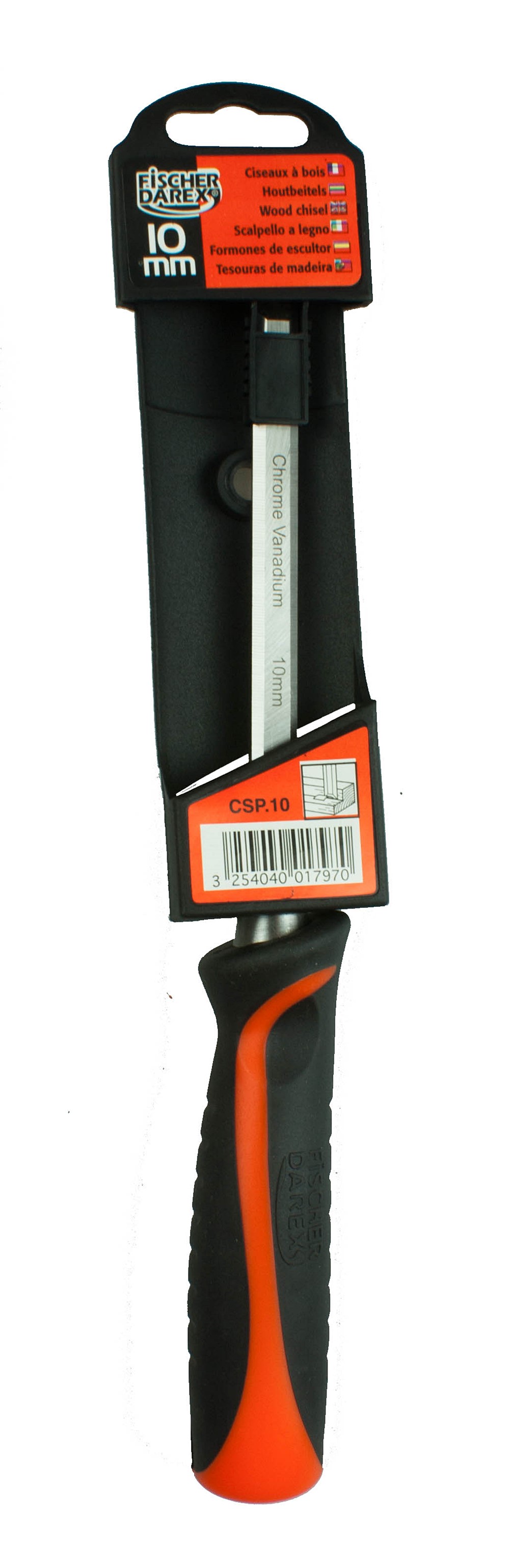 Ciseau sculpteur 10mm manche bimatièreière