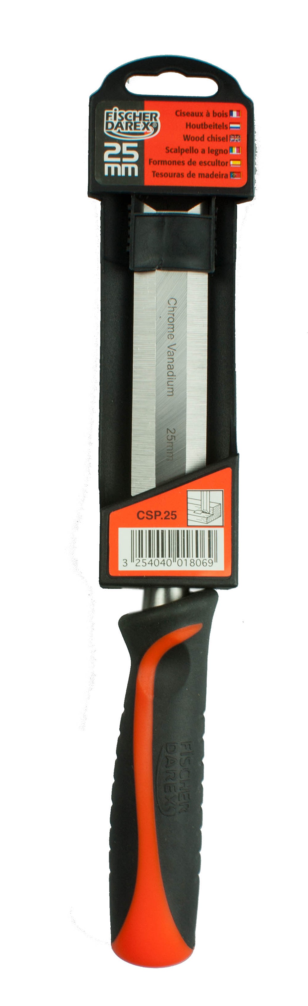 Ciseau sculpteur 25mm manche bimatière