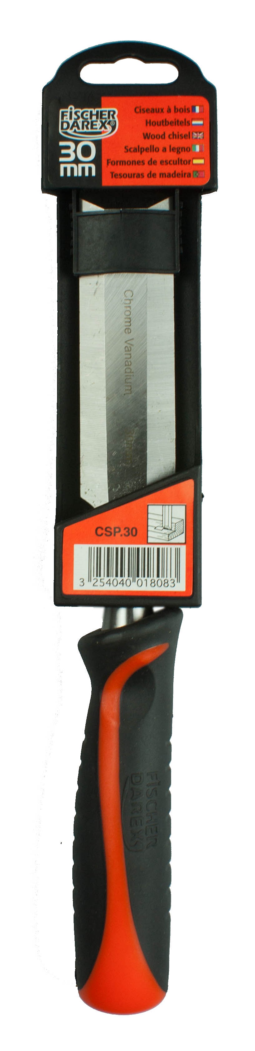 Ciseau sculpteur 30mm manche bimatière