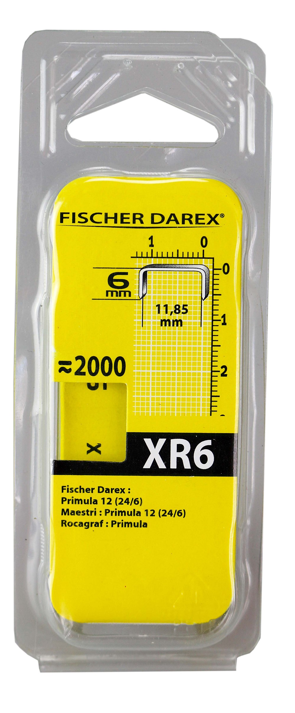 Agrafe x2000 bureau 6mm mek12