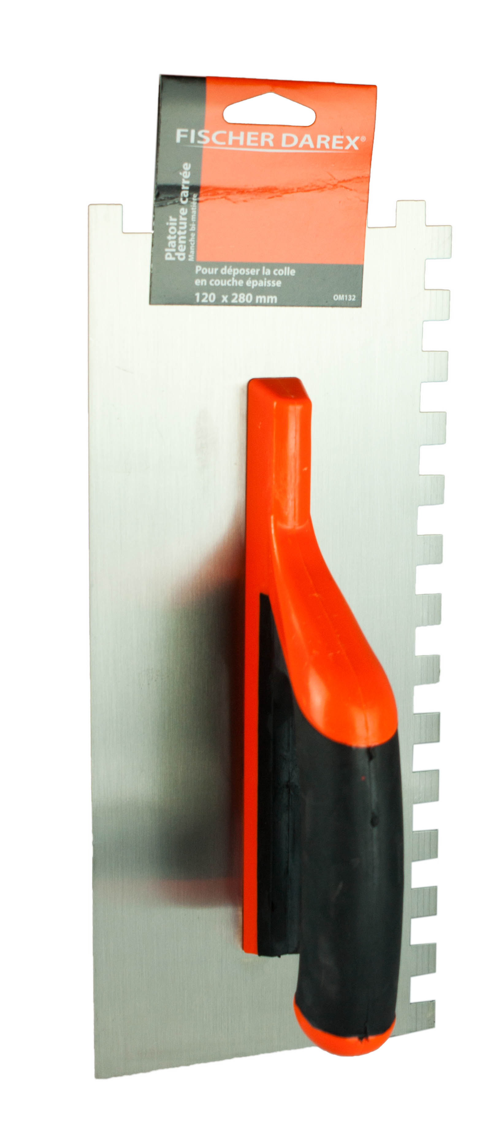 Platoir denture carre 12x28cm