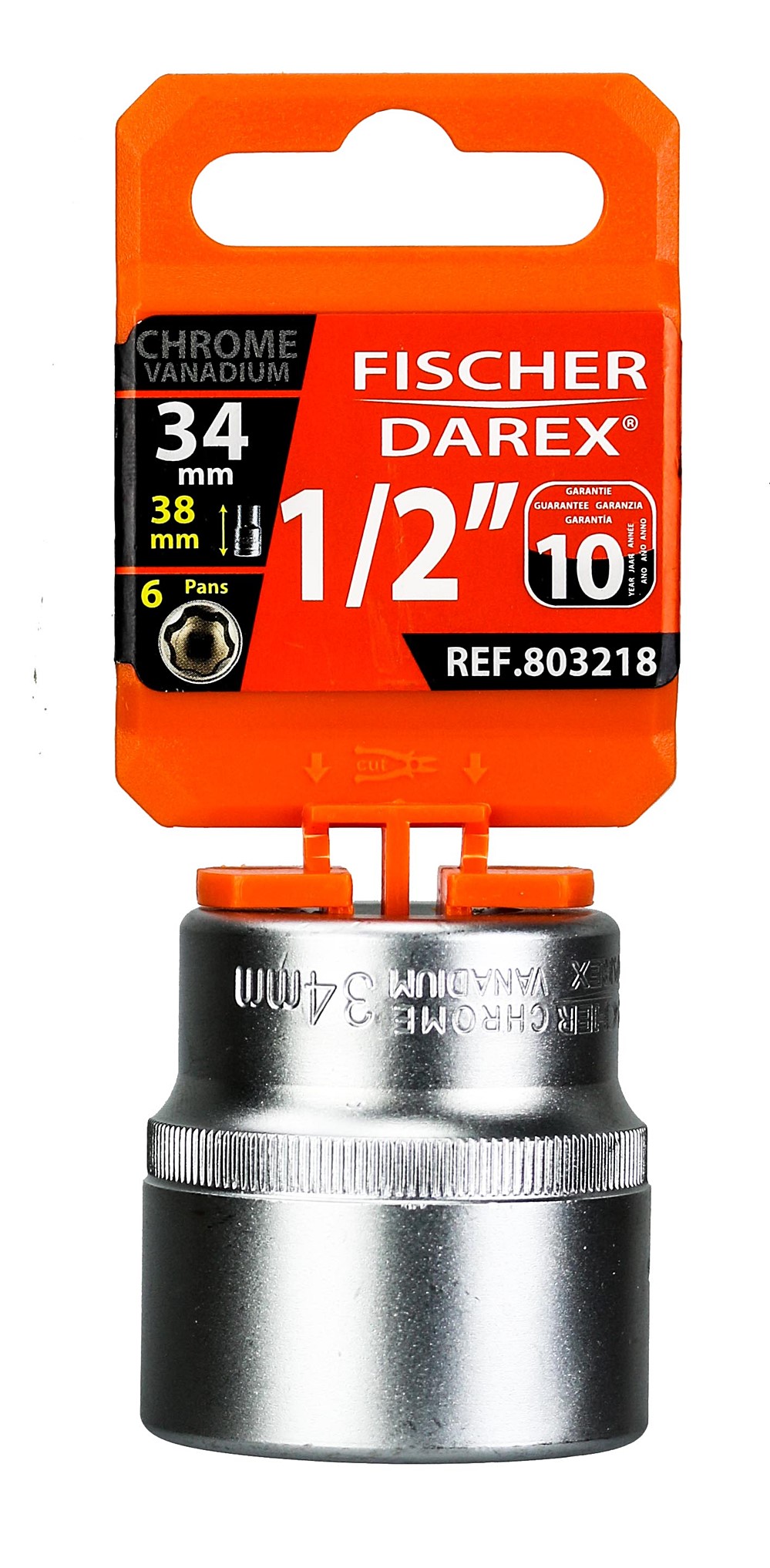 Douille 1/2 de pouce mm 34