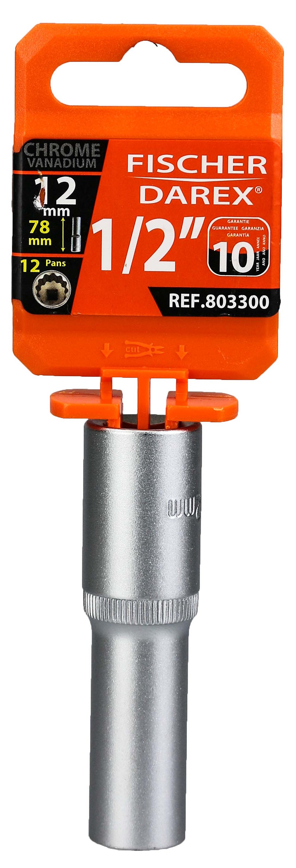 Douille longue 1/2p mm 12