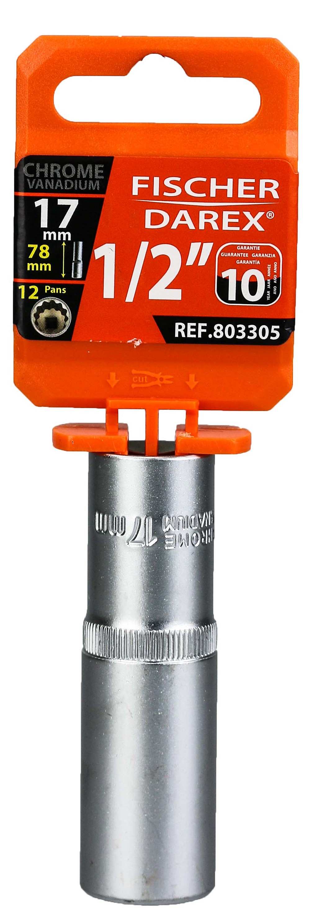 Douille longue 1/2p mm 17