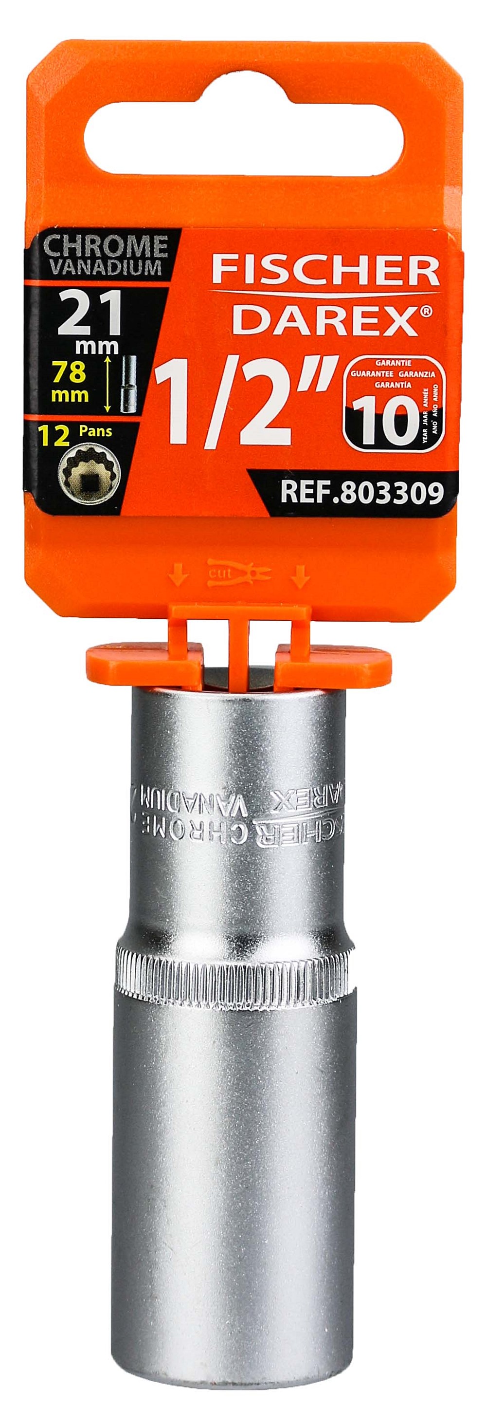 Douille longue 1/2p mm 21