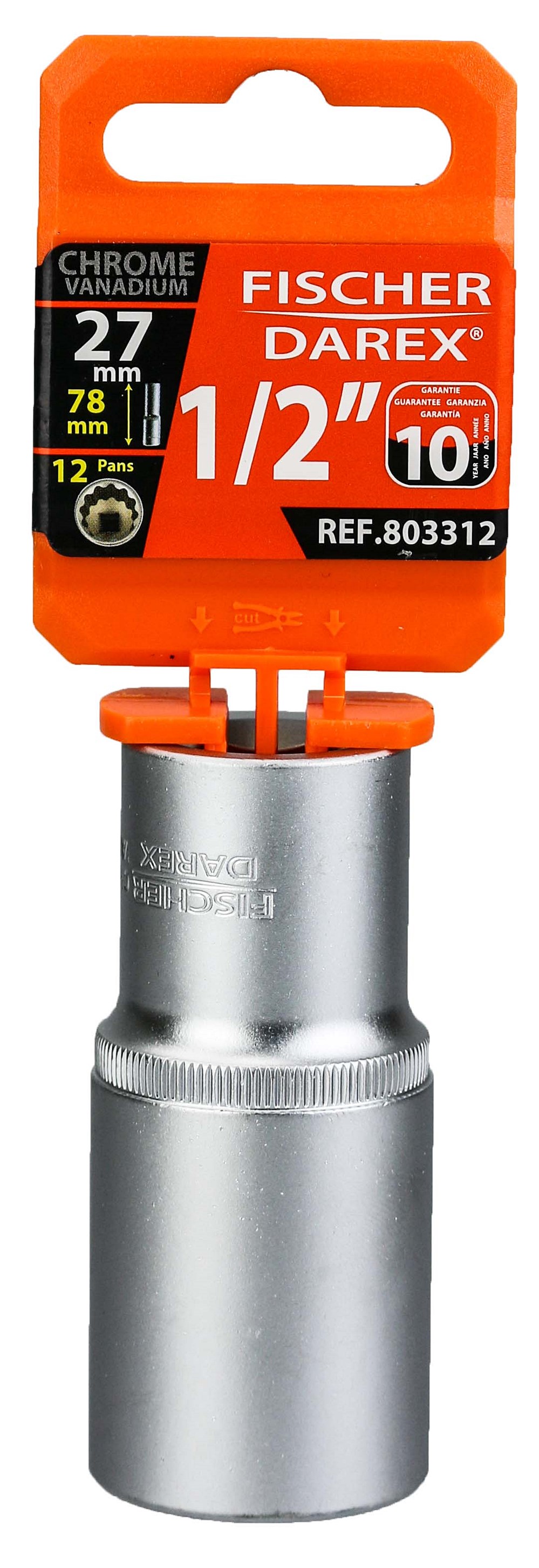 Douille longue 1/2p mm 27