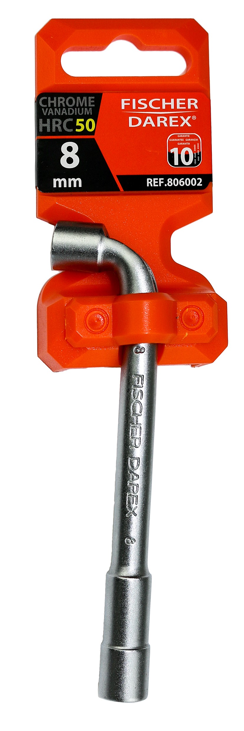 Clé à pipe 6 et 12 pans mm8