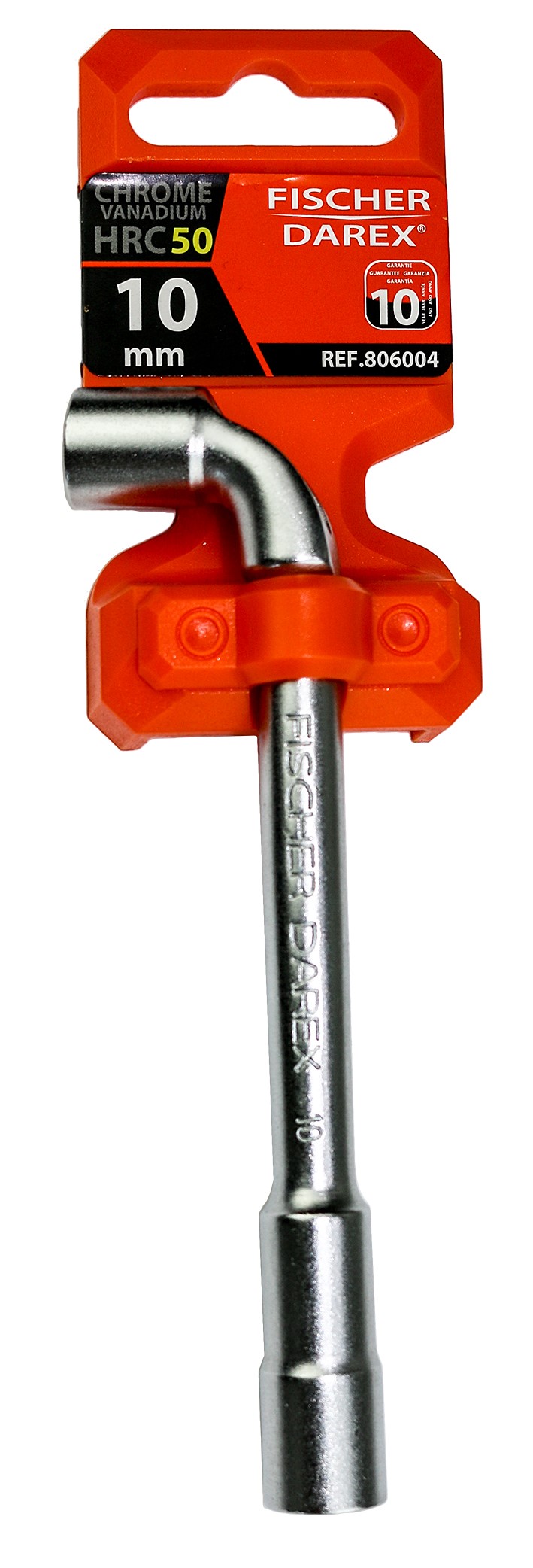 Clé à pipe 6 et 12 pans mm10