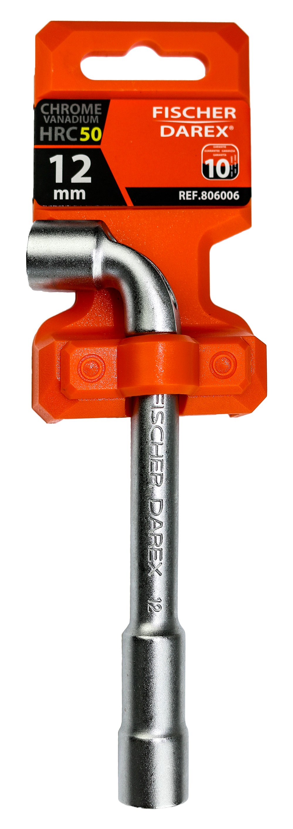 Clé à pipe 6 et 12 pans mm12