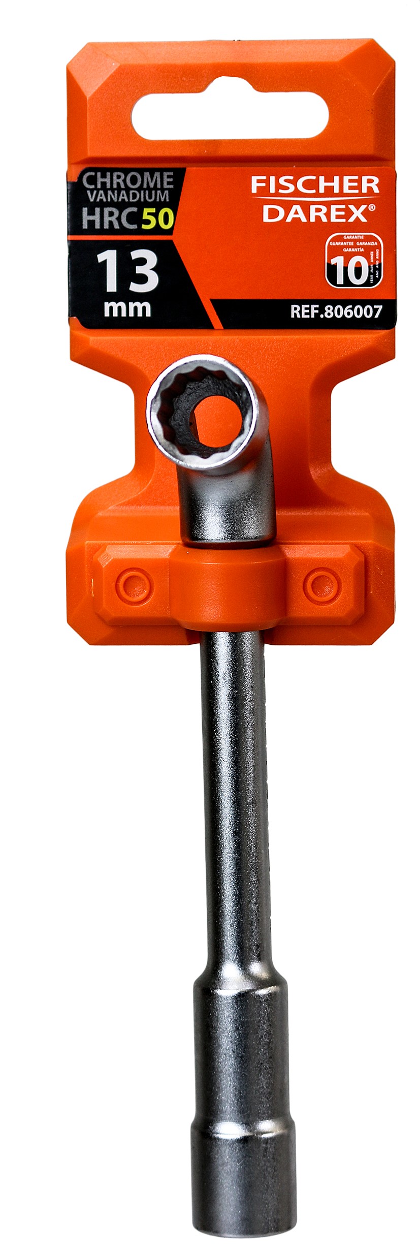 Clé à pipe 6 et 12 pans mm13