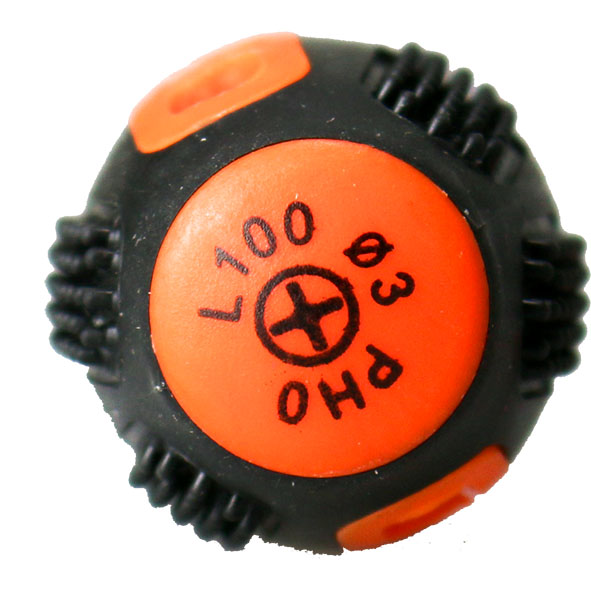 Tournevis cruciforme s2 ph0 x100mm d3mm