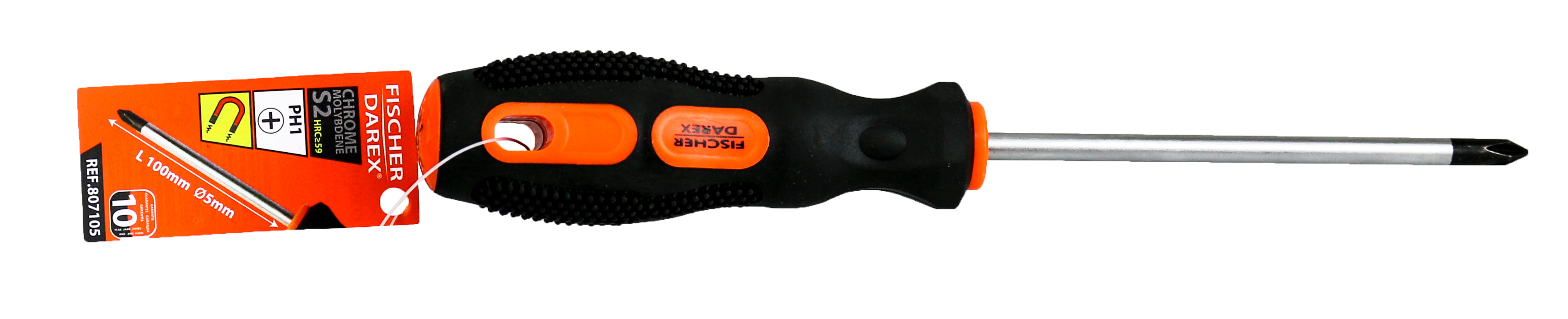 Tournevis cruciforme s2 ph1 xl100mm d5mm