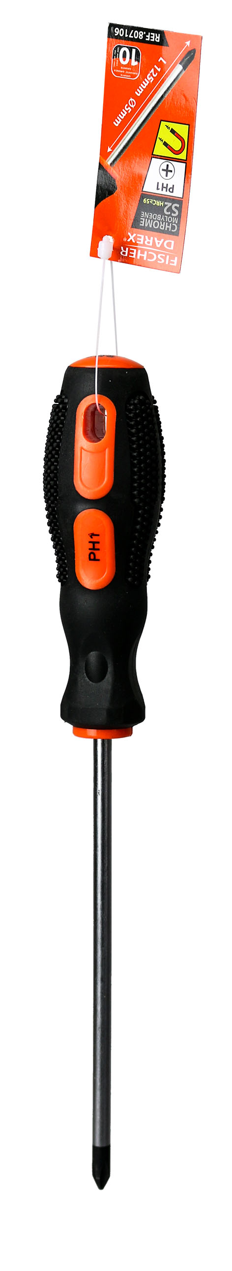 Tournevis cruciforme s2 ph1 xl125mm d5mm